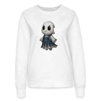 Süßer Geisterfreund Patchwork - Frauen Sweatshirt - Weiß - Vorne - AI Model Female 172 dark (172cm)