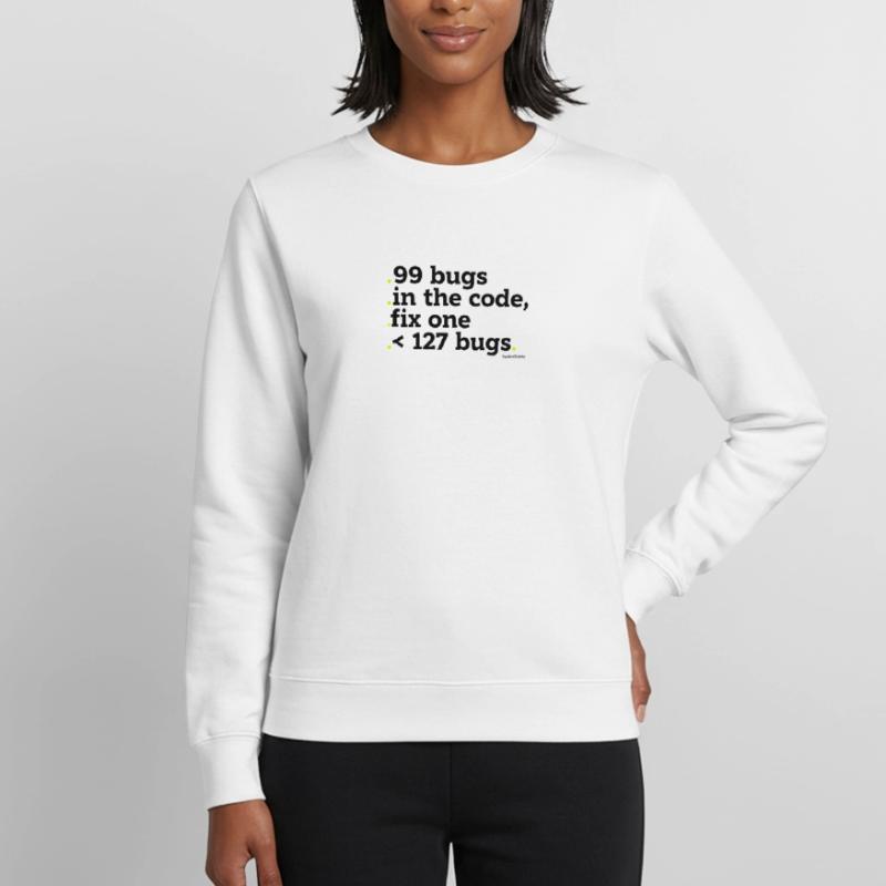 99 bugs dans le code à corriger Sweat Femme