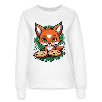 Foxy Chocolate Treats - Frauen Sweatshirt - Weiß - Vorne - AI Model Female 172 dark (172cm)