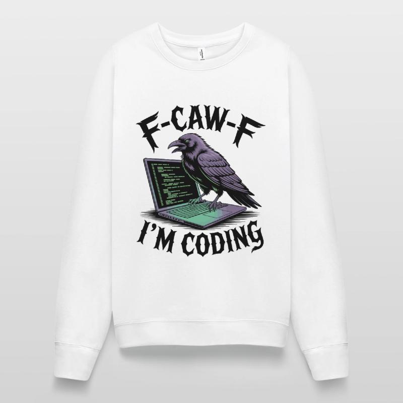 RabenCoder: Code Raven am Laptop Frauen Sweatshirt