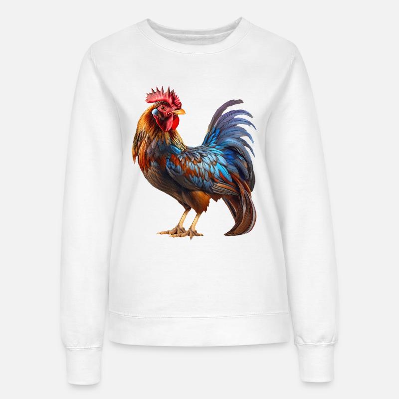 Rooster - Women’s Sweatshirt - white
