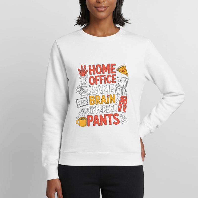 Remote Developer Home Office Same Web Developer Women’s Sweatshirt