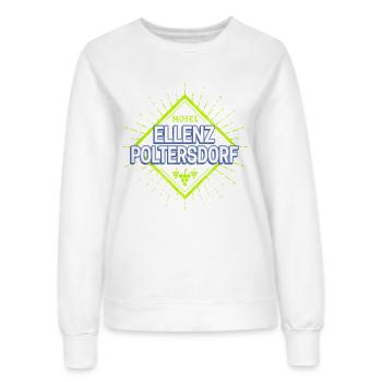 Ellenz-Poltersdorf an der Mosel Retro Weintrauben - Frauen Sweatshirt - Weiß - Vorne - AI Model Female 172 dark (172cm)