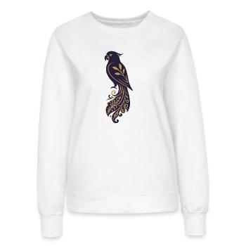 Majestätischer Zierfiligranvogel - Frauen Sweatshirt - Weiß - Vorne - AI Model Female 172 dark (172cm)