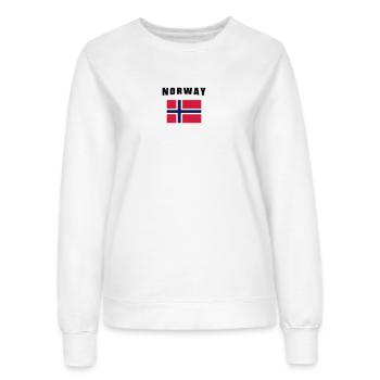 Norway Flag - Frauen Sweatshirt - Weiß - Vorne - AI Model Female 172 dark (172cm)