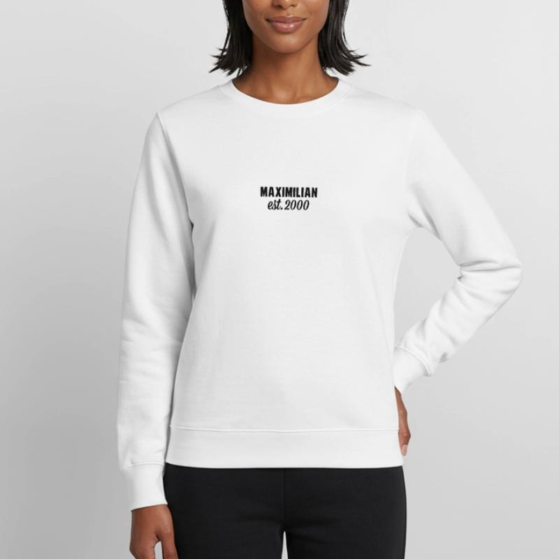 Maximilian est 2000 Frauen Sweatshirt