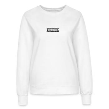 Liberia - Frauen Sweatshirt - Weiß - Vorne - AI Model Female 172 dark (172cm)