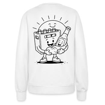 Kasti and Bierli Casual - Women’s Sweatshirt - white - Back - AI Model Female 172 dark (172cm)