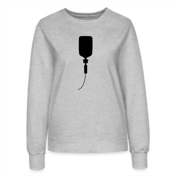 Infusion - Women’s Sweatshirt - heather grey - Front - AI Model Female 172 dark (172cm)