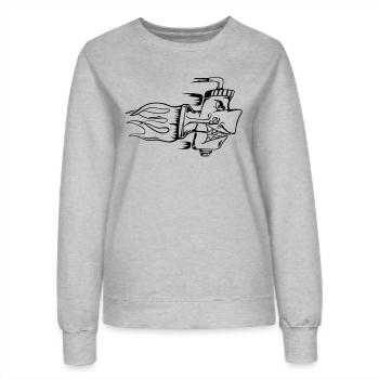 Tune it! - Frauen Sweatshirt - Grau meliert - Vorne - AI Model Female 172 dark (172cm)