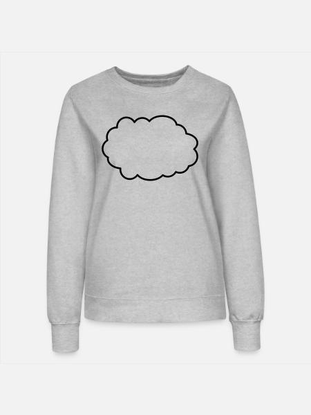 Wolke - Frauen Sweatshirt - Grau meliert