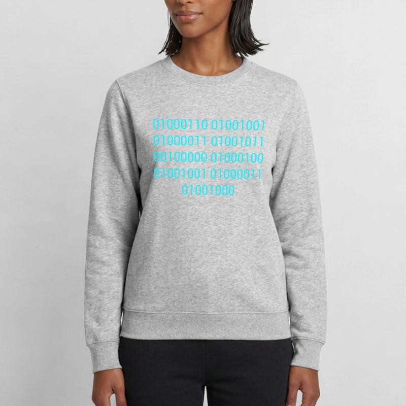 BINARY CODE / BINÄRCODE F**K DICH GESCHENKIDEE Frauen Sweatshirt