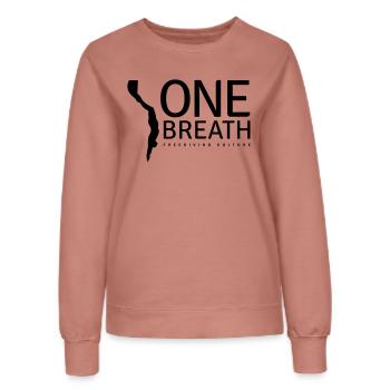 One Breath (custom color) - Sweat Femme - rose poudré - Devant - AI Model Female 172 dark (172cm)