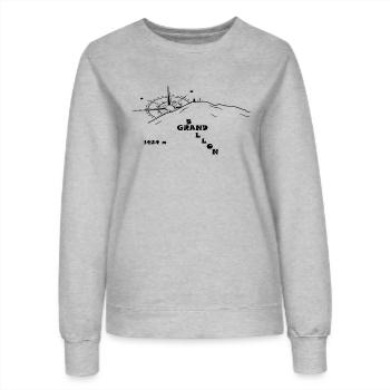 Grand Ballon Elsass - Frauen Sweatshirt - Grau meliert - Vorne - AI Model Female 172 dark (172cm)