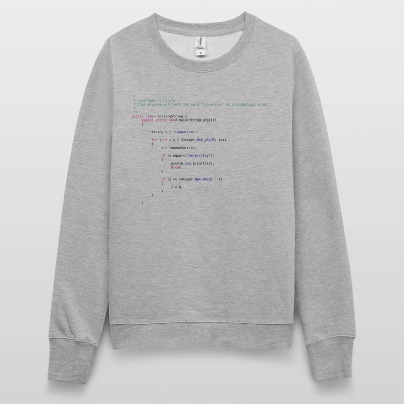 code Java drôle pour trier Sweat Femme