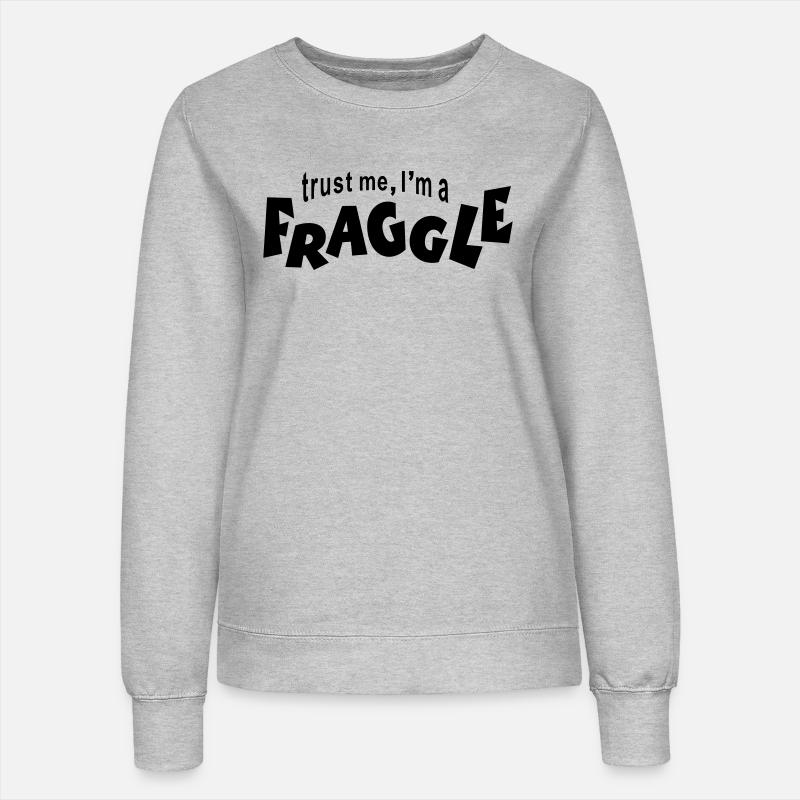 FRAGGLE - Frauen Sweatshirt - Grau meliert