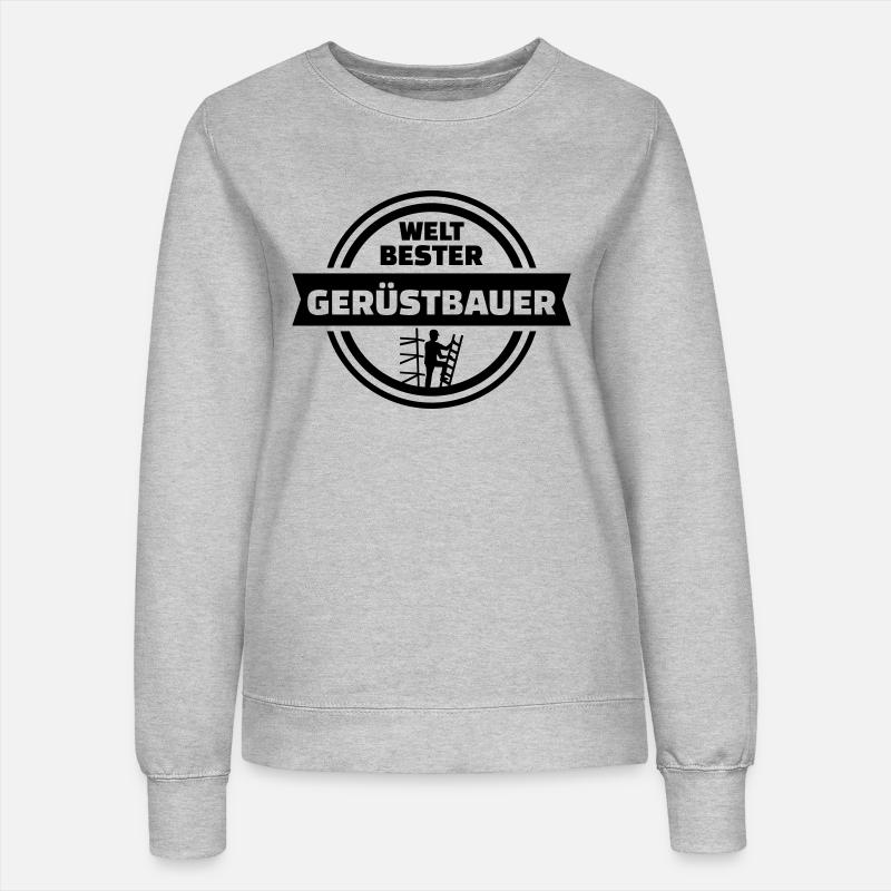 Gerüstbauer - Frauen Sweatshirt - Grau meliert