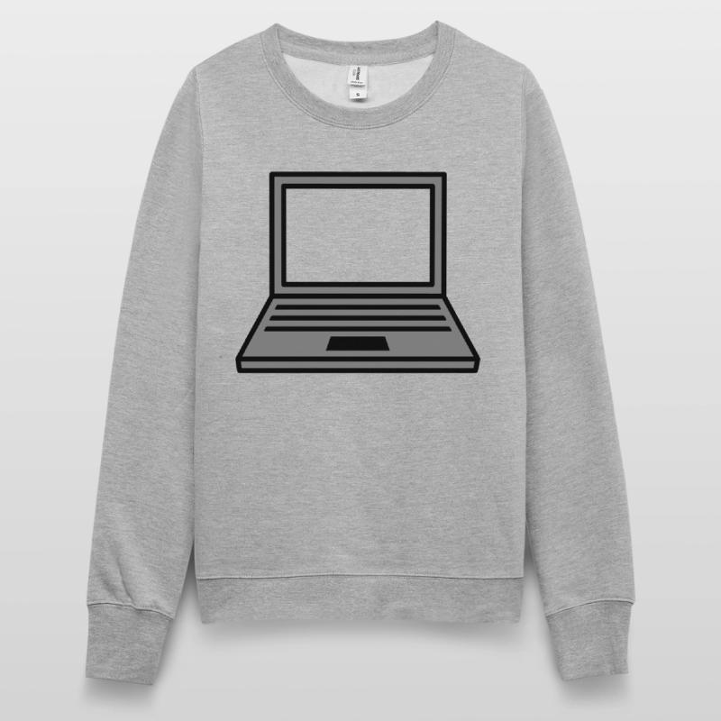 computer laptop notebook pc write screen mobile ta Women’s Sweatshirt