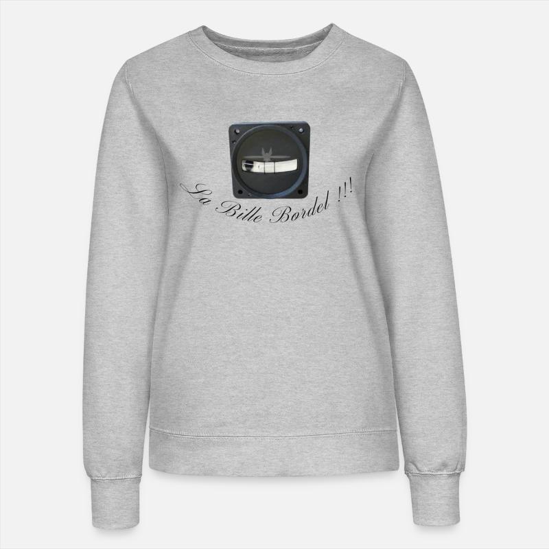 The messy ball - Women’s Sweatshirt - heather grey