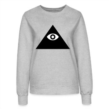 Illuminati - Frauen Sweatshirt - Grau meliert - Vorne - AI Model Female 172 dark (172cm)