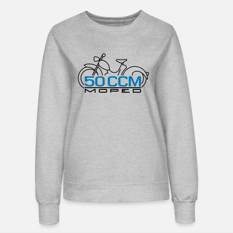 Moped SR2 50cc emblem - Women’s Sweatshirt - heather grey