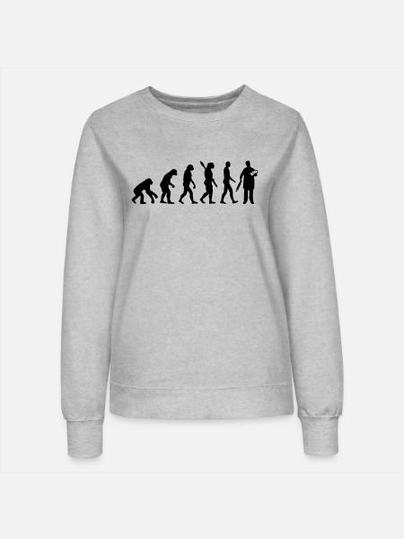 Bäcker - Frauen Sweatshirt - Grau meliert
