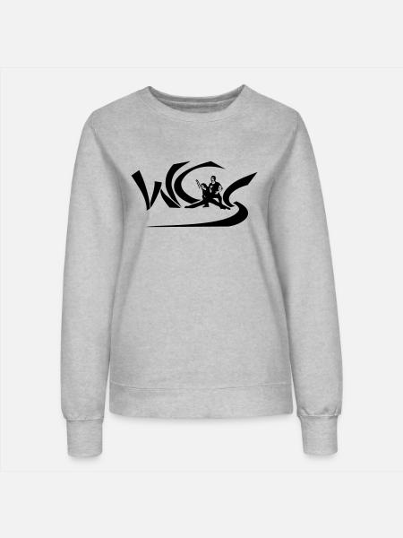 West Coast Swing - WCS - Frauen Sweatshirt - Grau meliert