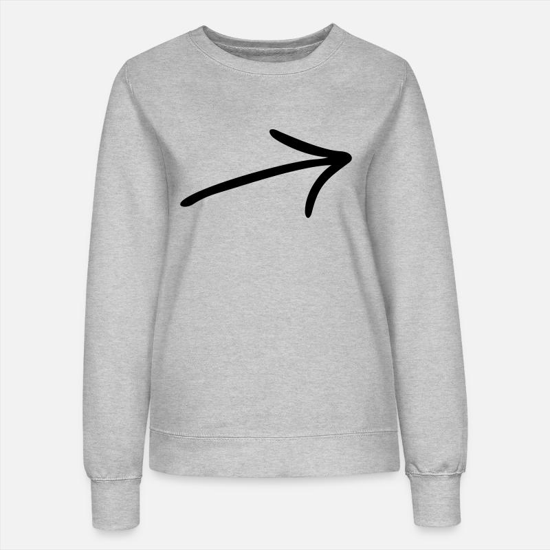 arrow - Women’s Sweatshirt - heather grey