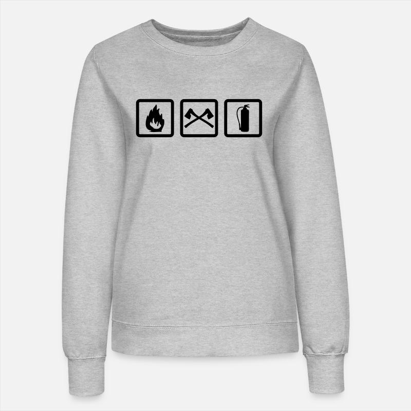 Firefighter - Women’s Sweatshirt - heather grey