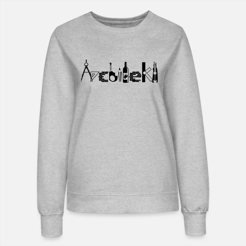 Architect - Women’s Sweatshirt - heather grey