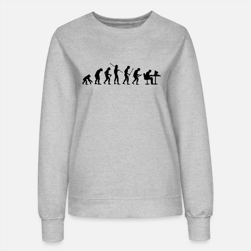 Evolution - Women’s Sweatshirt - heather grey