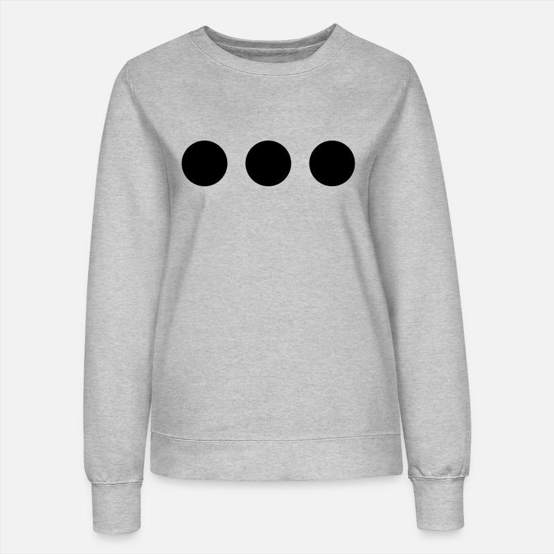 dotdotdot - Frauen Sweatshirt - Grau meliert