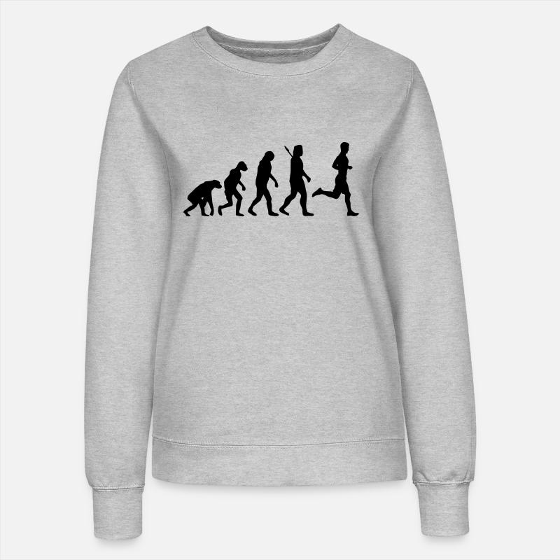 Jogging - Frauen Sweatshirt - Grau meliert