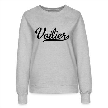 Sailing ship - Women’s Sweatshirt - heather grey - Front - AI Model Female 172 dark (172cm)