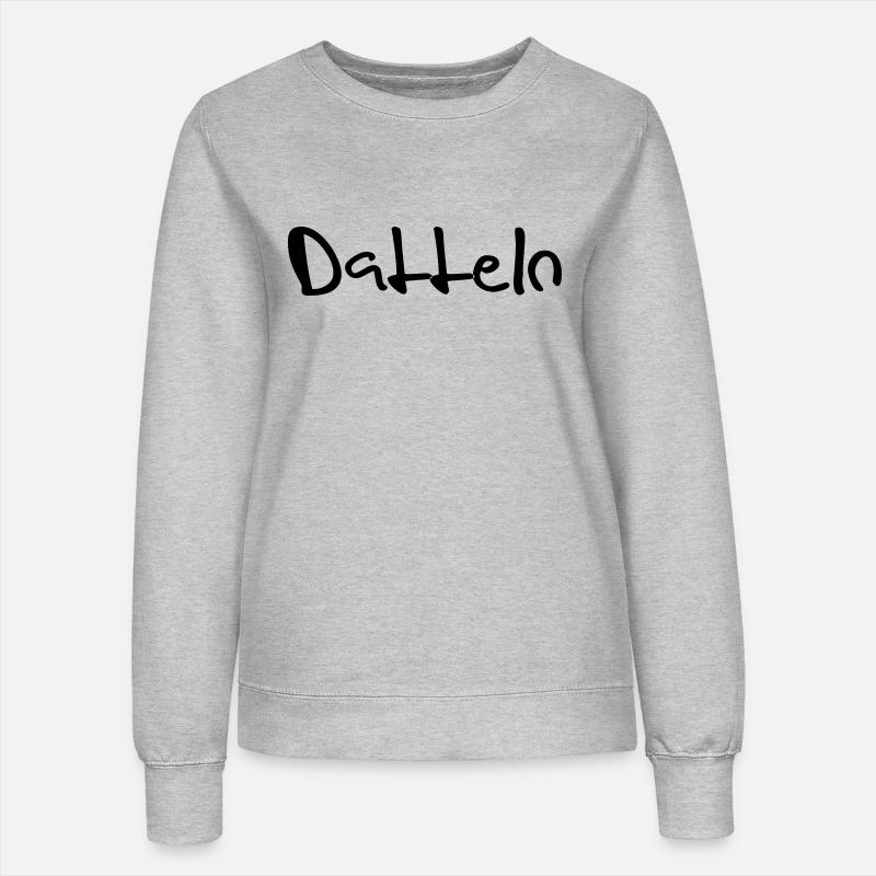 datteln - Sweat Femme - gris chiné
