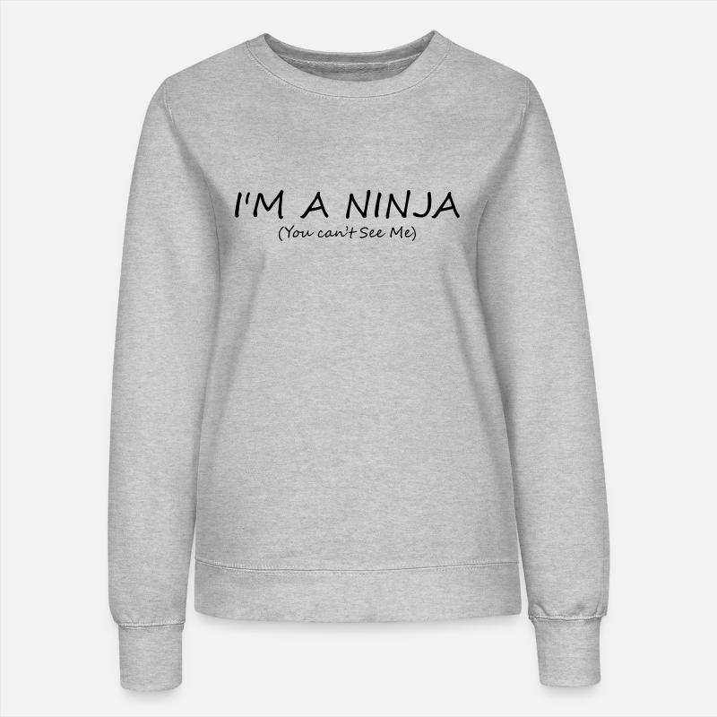 I'm a Ninja - Women’s Sweatshirt - heather grey