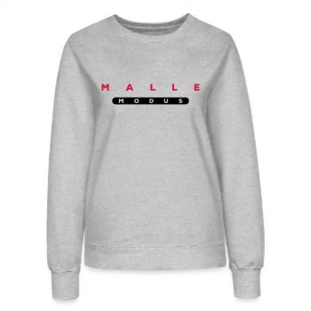 malle modus - Frauen Sweatshirt - Grau meliert - Vorne - AI Model Female 172 dark (172cm)