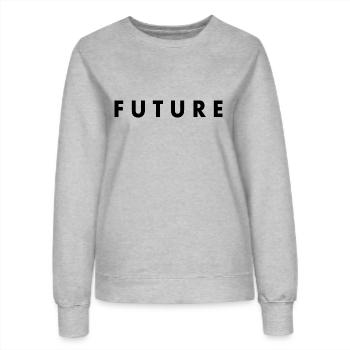 Future - Frauen Sweatshirt - Grau meliert - Vorne - AI Model Female 172 dark (172cm)