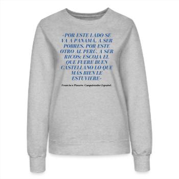 The 13 of Fame - Women’s Sweatshirt - heather grey - Front - AI Model Female 172 dark (172cm)
