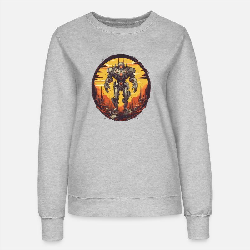 Mecha - Women’s Sweatshirt - heather grey
