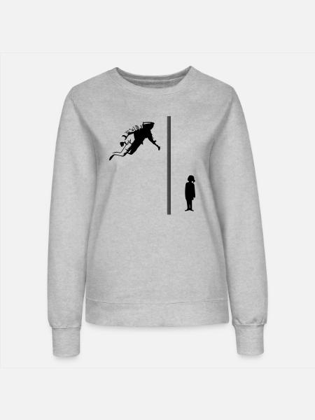 Interstellar_Murph - Frauen Sweatshirt - Grau meliert