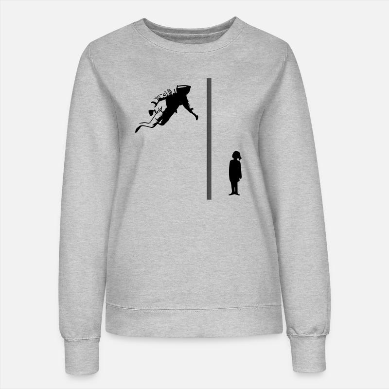 Interstellar_Murph - Frauen Sweatshirt - Grau meliert