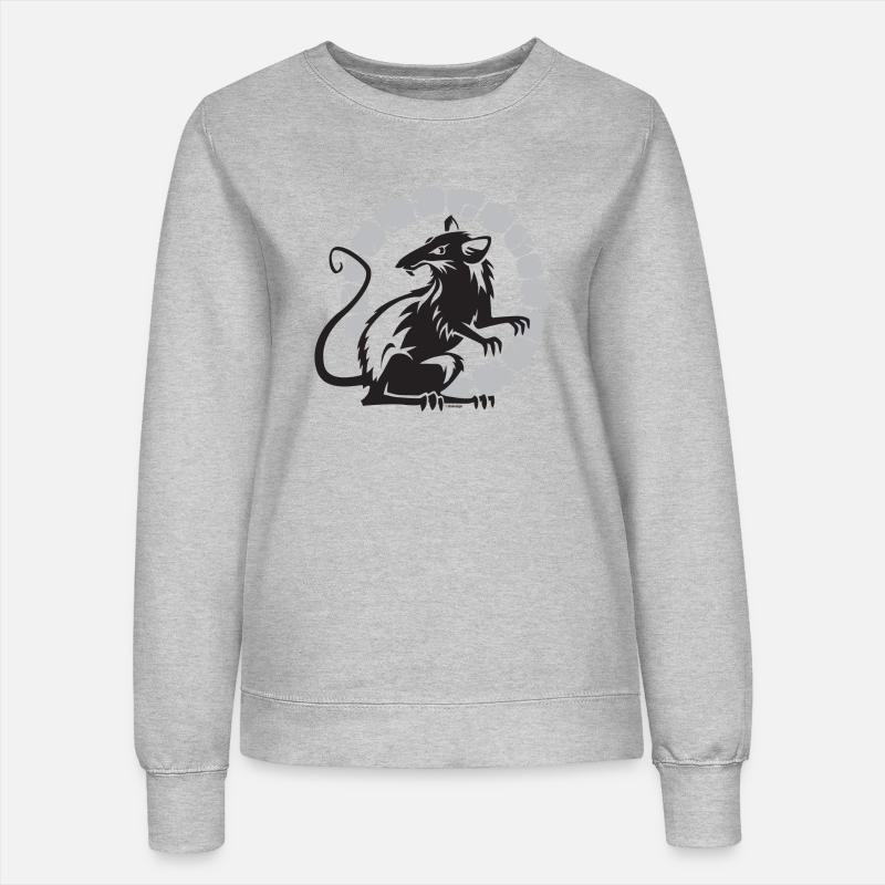 Sewer Rat - Women’s Sweatshirt - heather grey