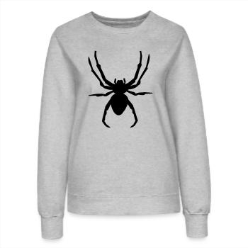 Spider - Women’s Sweatshirt - heather grey - Front - AI Model Female 172 dark (172cm)