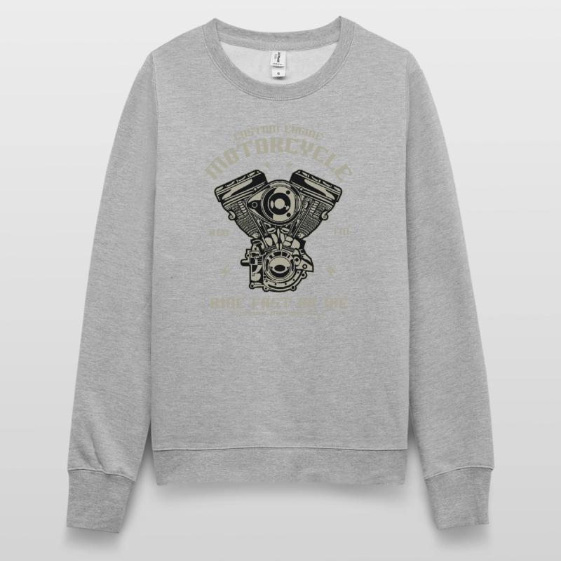 Motorcycle engine conversion Chopper Custom Engine Women’s Sweatshirt