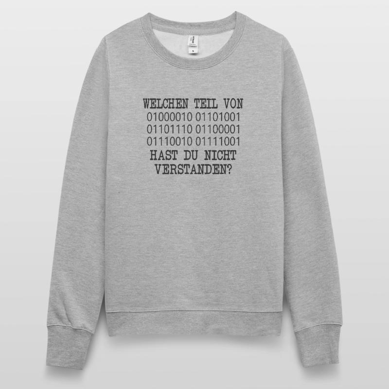 lustige admin Programmierer Linux IT Geschenkidee Frauen Sweatshirt