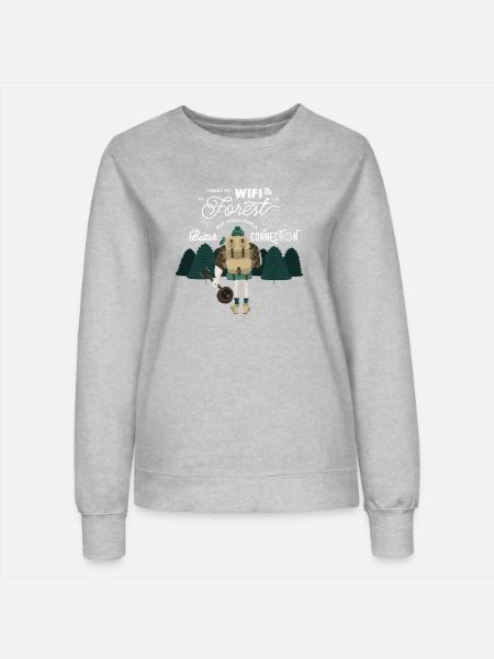 naturecontest - Frauen Sweatshirt - Grau meliert
