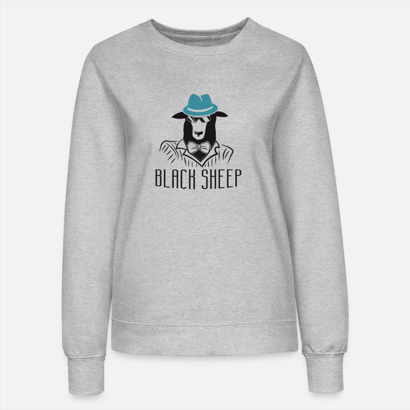 BlackSheep - Frauen Sweatshirt - Grau meliert