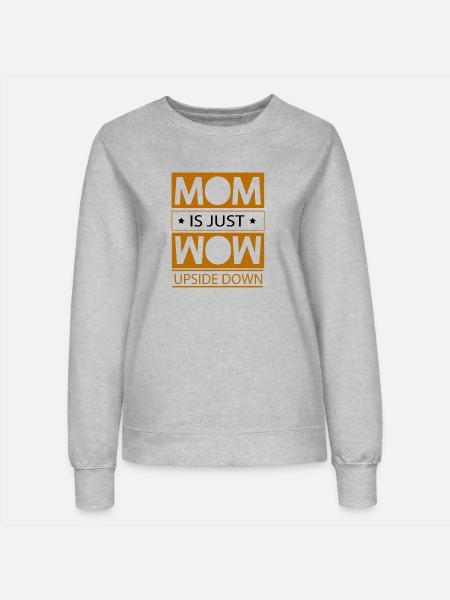 Mama - Frauen Sweatshirt - Grau meliert