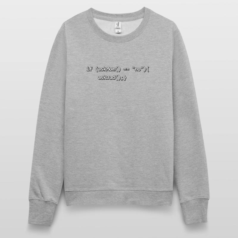Wenn IF Mutter Vater Quellcode Programmierer Nerd Frauen Sweatshirt